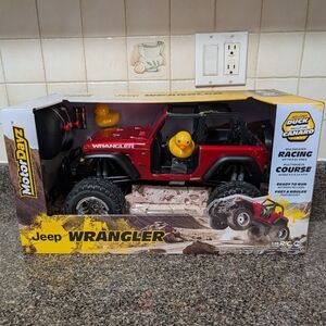 Motor Dayz Jeep Wrangler Red Remote Control Car